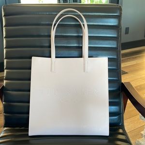 Ted Baker New Without Tags Light Pink Polyvinyl Tote 13”x13”